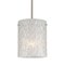 Besa Lighting Tamburo 8 Stem Pendant, Glitter Stone, Satin Nickel Finish, 1x11W LED 1TT-4006GL-LED-SN - alternate 1